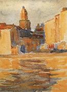 Paul Signac Bell tower oil on canvas